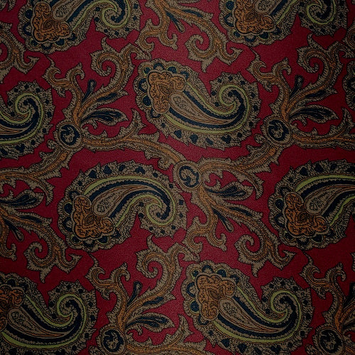 Cowboy Images Charmeuse Paisley Outback 36x36 wild rag