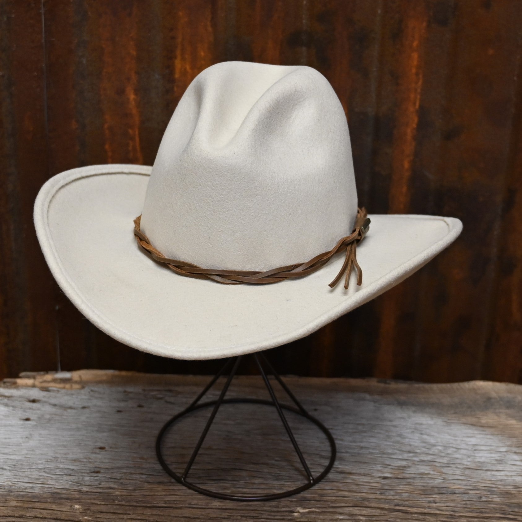 早い者勝ち、更に値下げ、Stetson ベージュ 59 7 3/8 Gibby 6X Cowboy Hat | Stetson