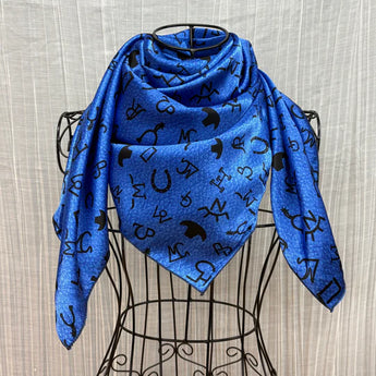 MT Wild Rags 36" The Carter - Blue Wild Rag