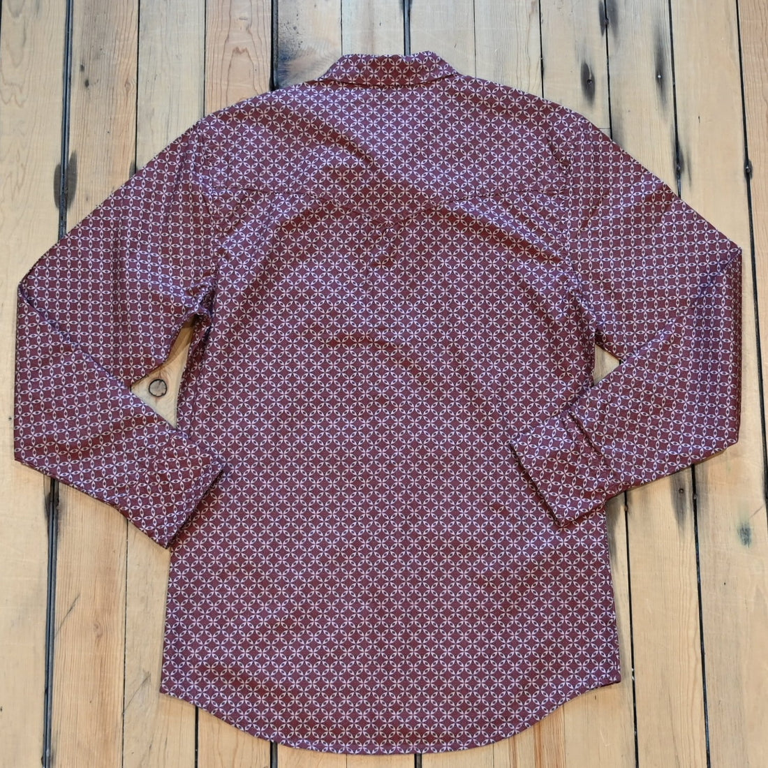 Rock Springs Grandstand Cotton Snap Shirt with pearl snaps, double chest pockets, Western yokes, and embroidered “SO” logo