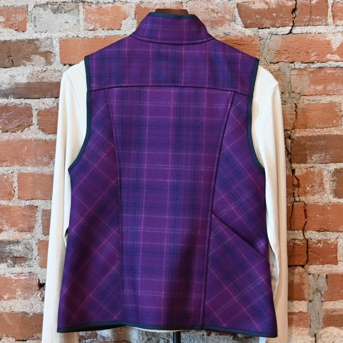 Stormy Kromer Ida Outfitter Vest Plum Passion front view