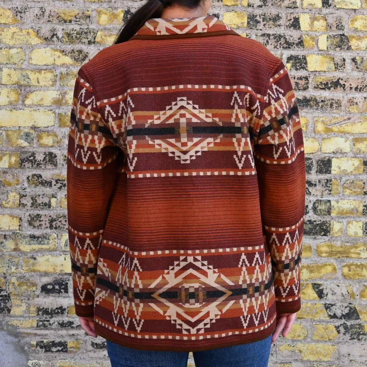 Pendleton – Ladies Reversible Wool Coat in Beacon Rock Copper