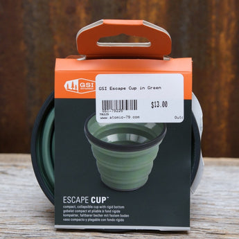 GSI Outdoors Escape Collapsible 15 fl. oz. Camping Cup - Sage