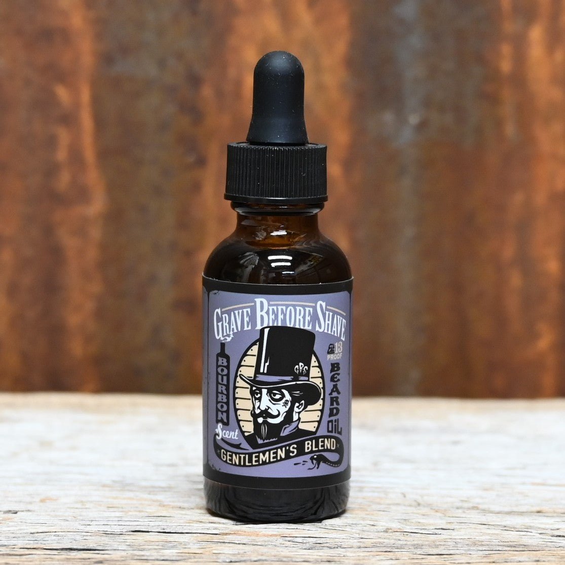 View of beard oil