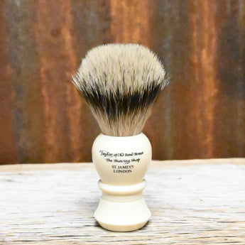 Taylor of Old Bond Street ivory shaving brush medium