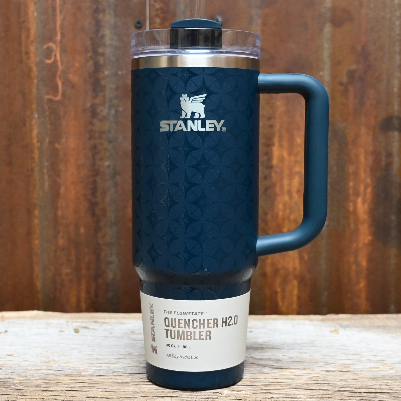 Stanley The Quencher H2.0 FlowState Tumbler 30 oz in Ponderosa Star with FlowState lid and comfort-grip handle