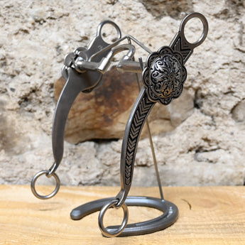 Jeremiah Watt Arena Classic concho bit with low port correction mouthpiece