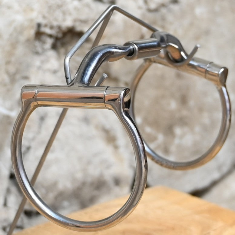 Myler Western Dee MB 04 bit with low-port sweet-iron comfort snaffle mouthpiece