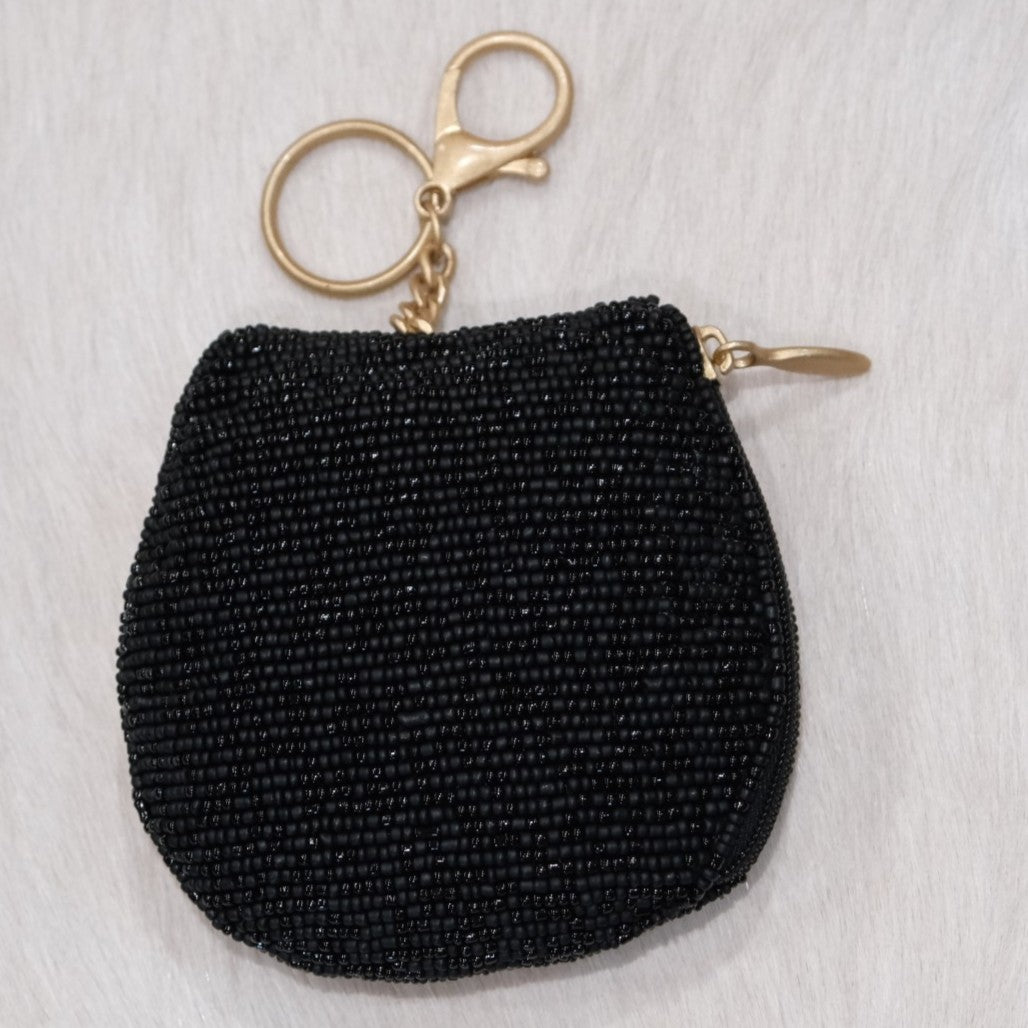 Mary Frances Good Luck Beaded Horseshoe Coin Purse