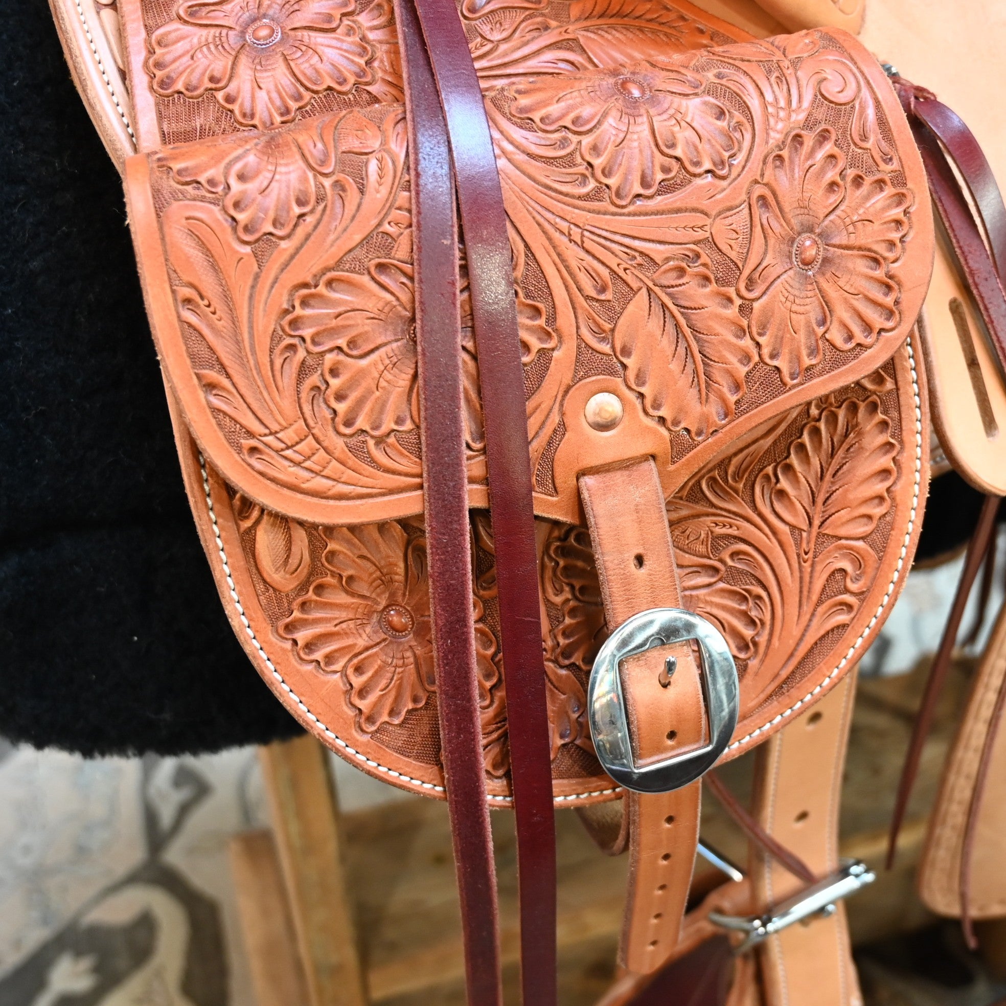 View of saddle bag