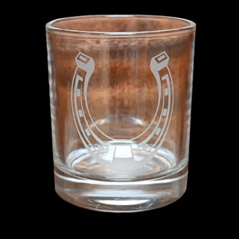 Godinger Western Horseshoe Double Old-Fashioned Glass