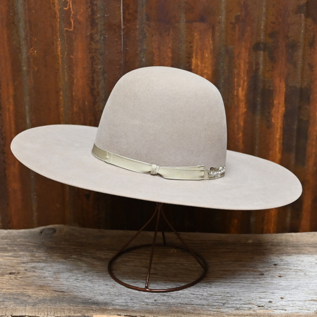 Tacchino Open Crown Western Hat In Sand