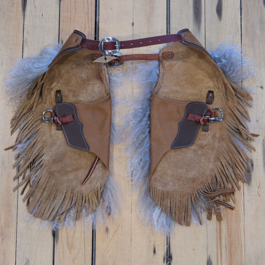 Rockin Y Saddlery Light Gray Tibetan Lamb Wooly&