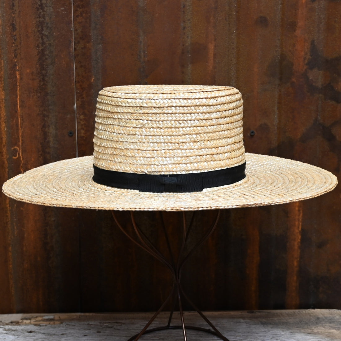 View of side of hat