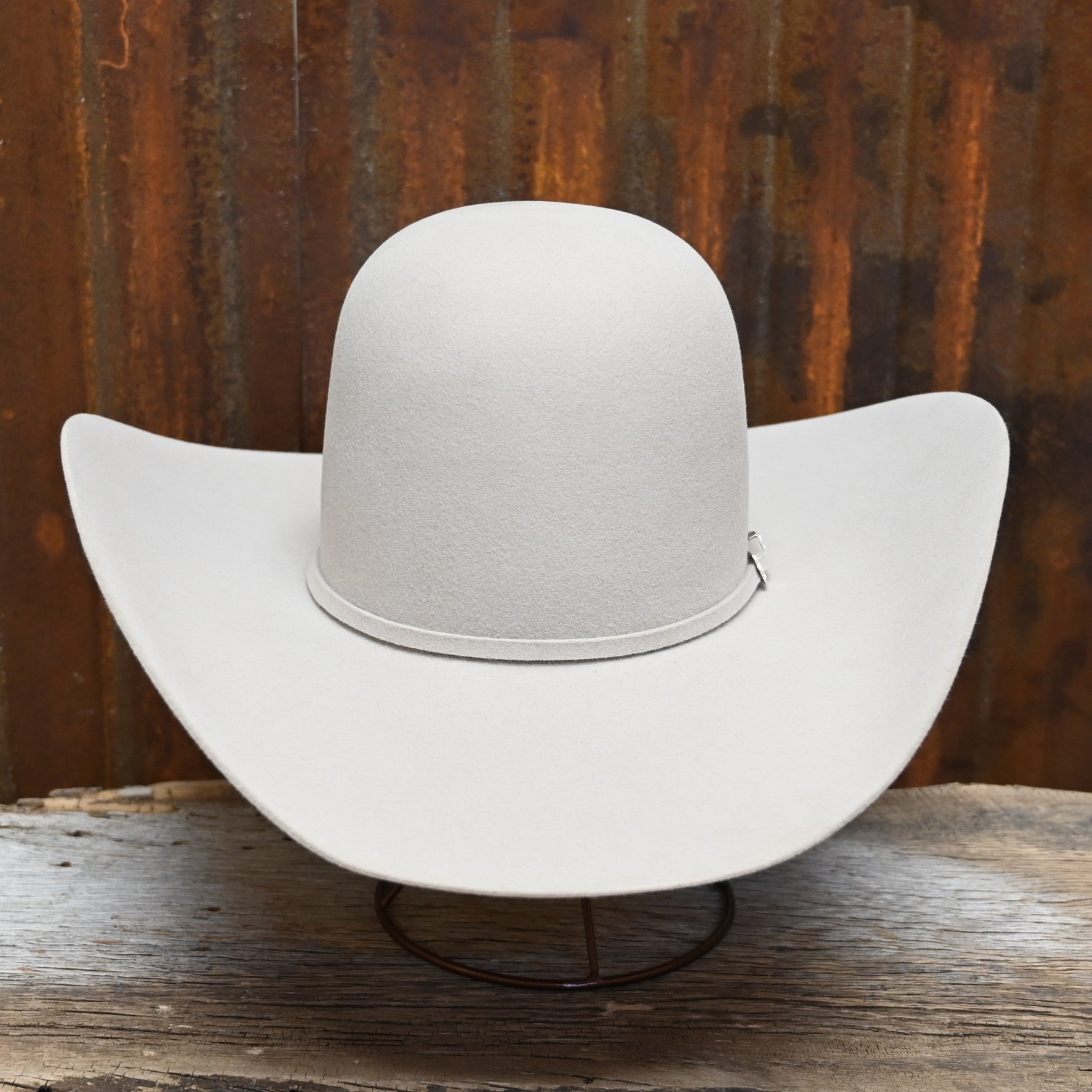 View of front of hat