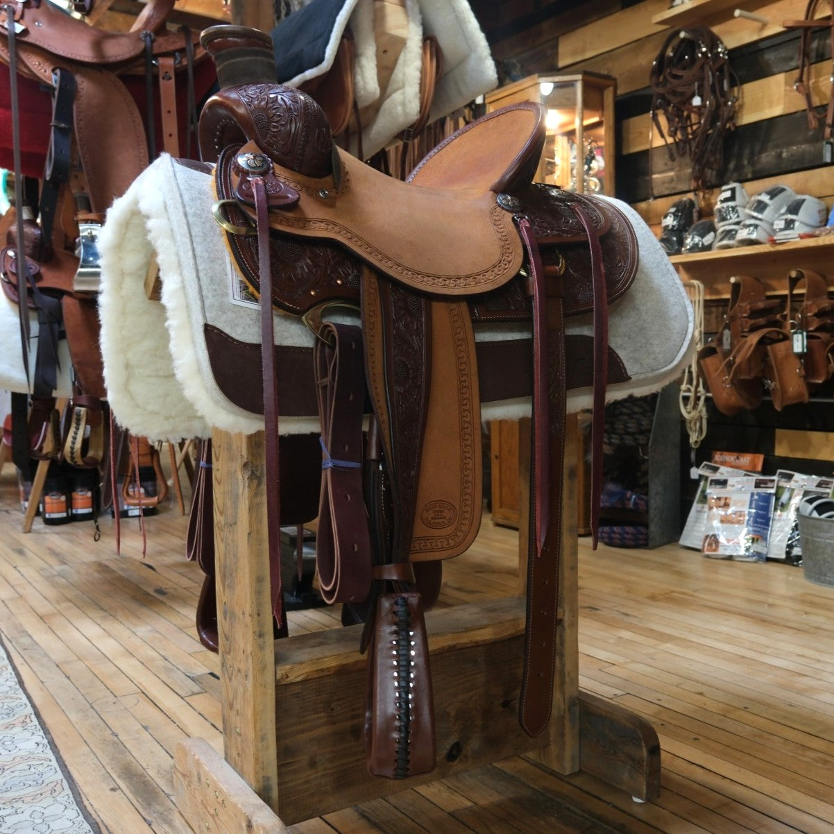 Billy Cook 16" Arbuckle Rancher - Sunflower Stamp