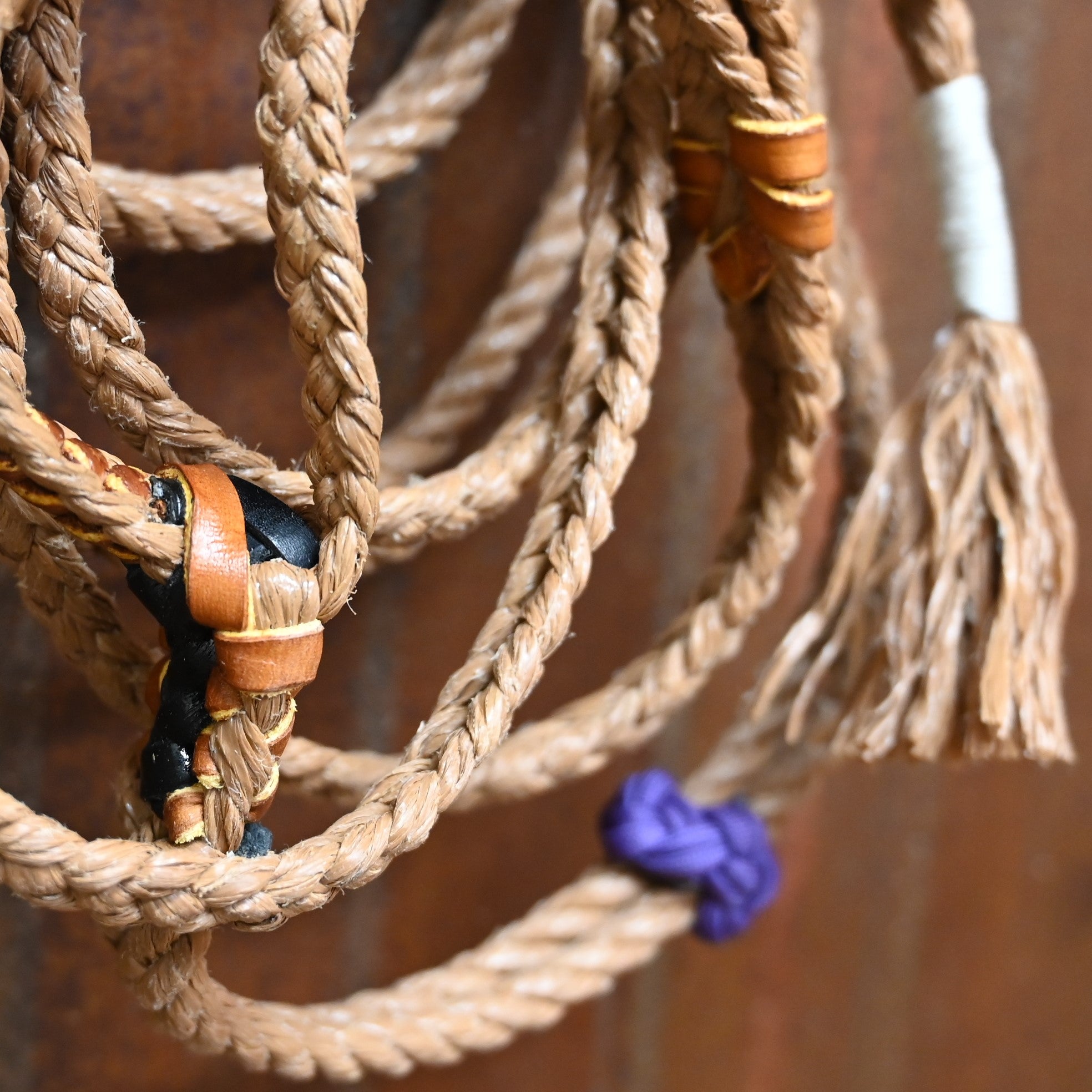 Barstow Pro Rodeo Jr Steer Riding Rope - Right Handed view of detail