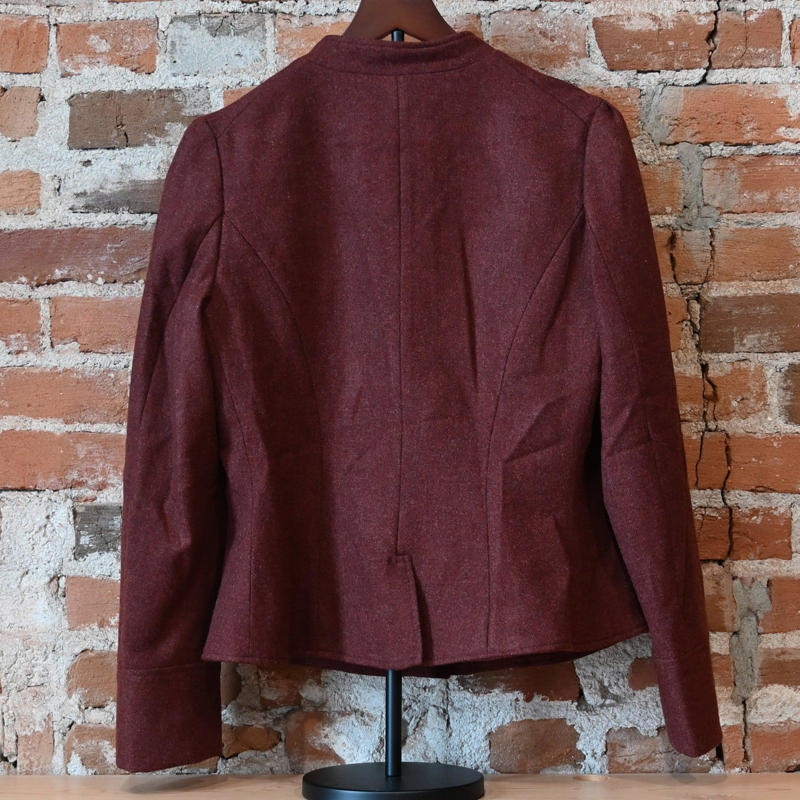 Frontier Ladies Victoriana Jacket Light Burgundy Donegal front view