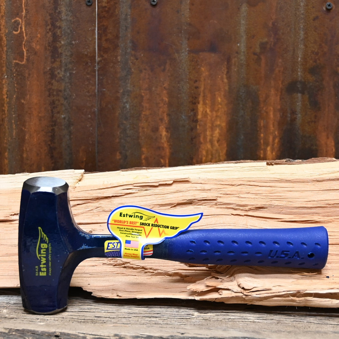 Estwing 4 lb drilling hammer forged steel with shock reduction grip