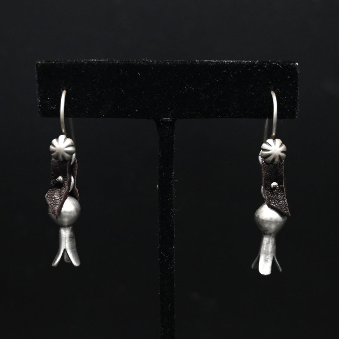 View of earrings