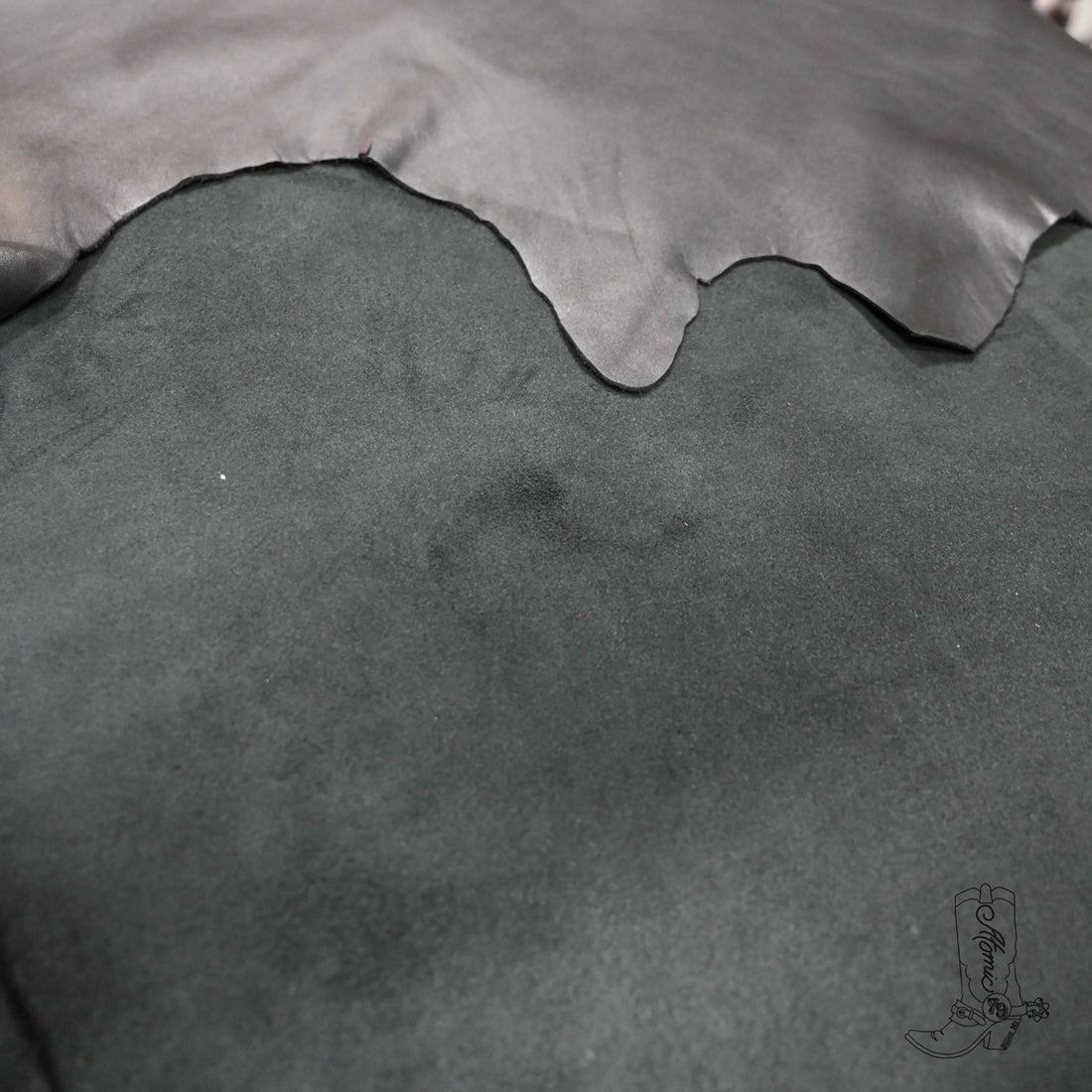 Black Cougar Leather