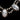 Sunwest Silver White Buffalo Seven-Stone Squash Blossom Style Necklace