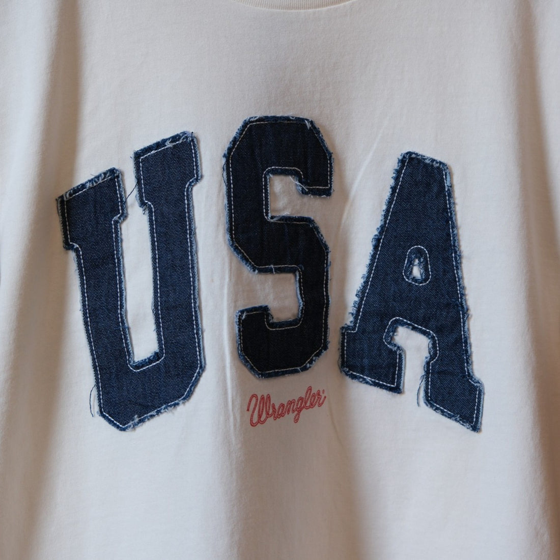 Wrangler Ladies USA Graphic T-Shirt - Antique White