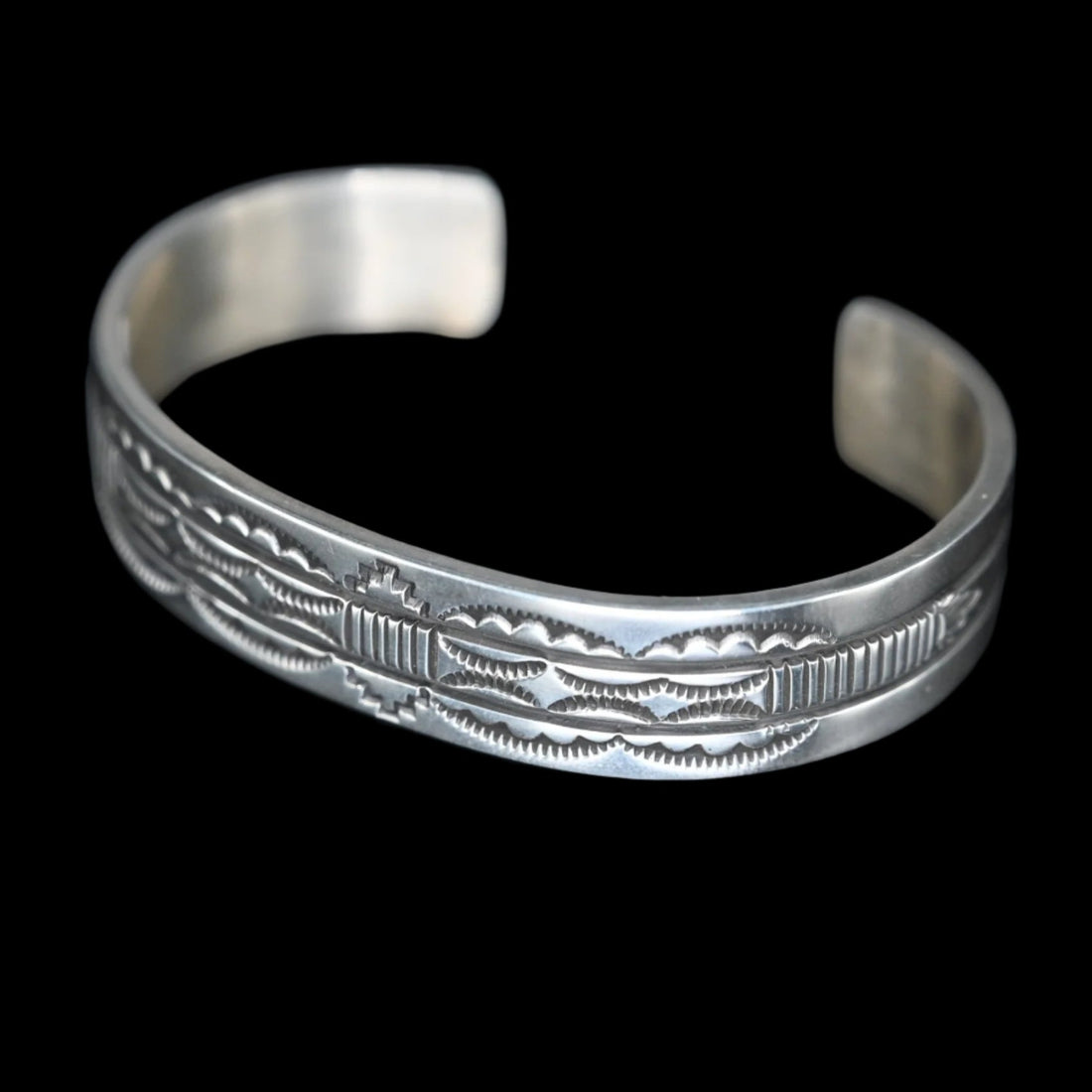 Sunwest Silver Emma Cuff view of cuff