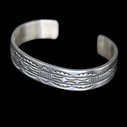 Sunwest Silver Emma Cuff view of cuff