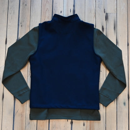 Stormy Kromer Ironwood Vest navy heather back view