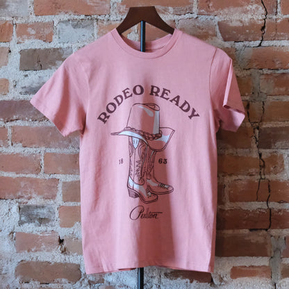 Pendleton Women’s Rodeo Ready Graphic Tee in white with rodeo graphic print