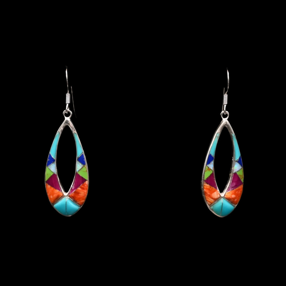 View of earrings