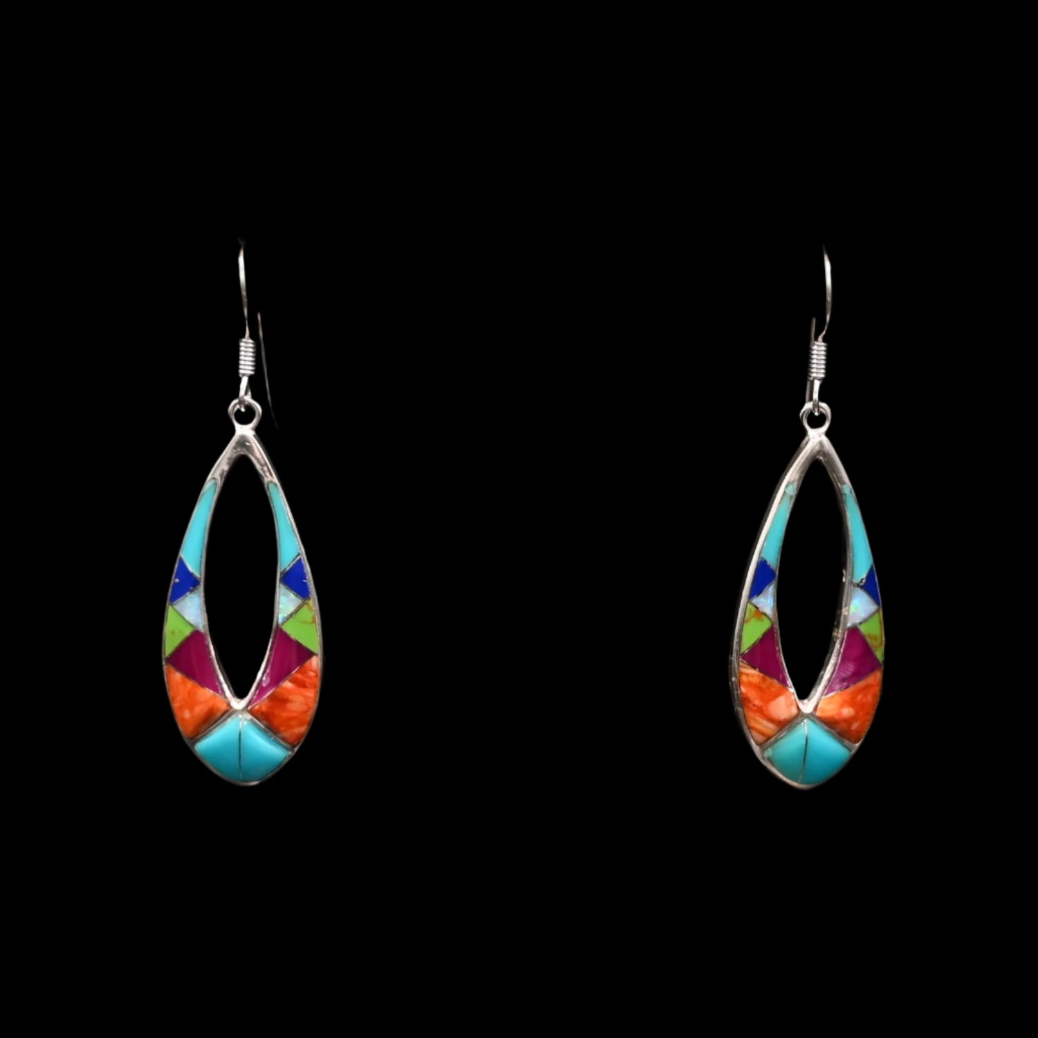 View of earrings