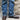 View of Hondo 13" cowboy boot with brown volcano top, brown steer vamp, and medium square toe