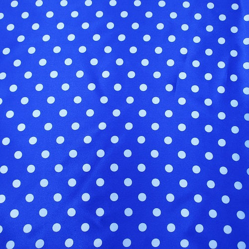 Cowboy Images Charmeuse 3/8&quot; Light Blue Dot on Hero