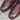 View of Atomic 79 exclusive Hondo Bronc Boot with black top, burgundy vamp, French square toe, and spur lip
