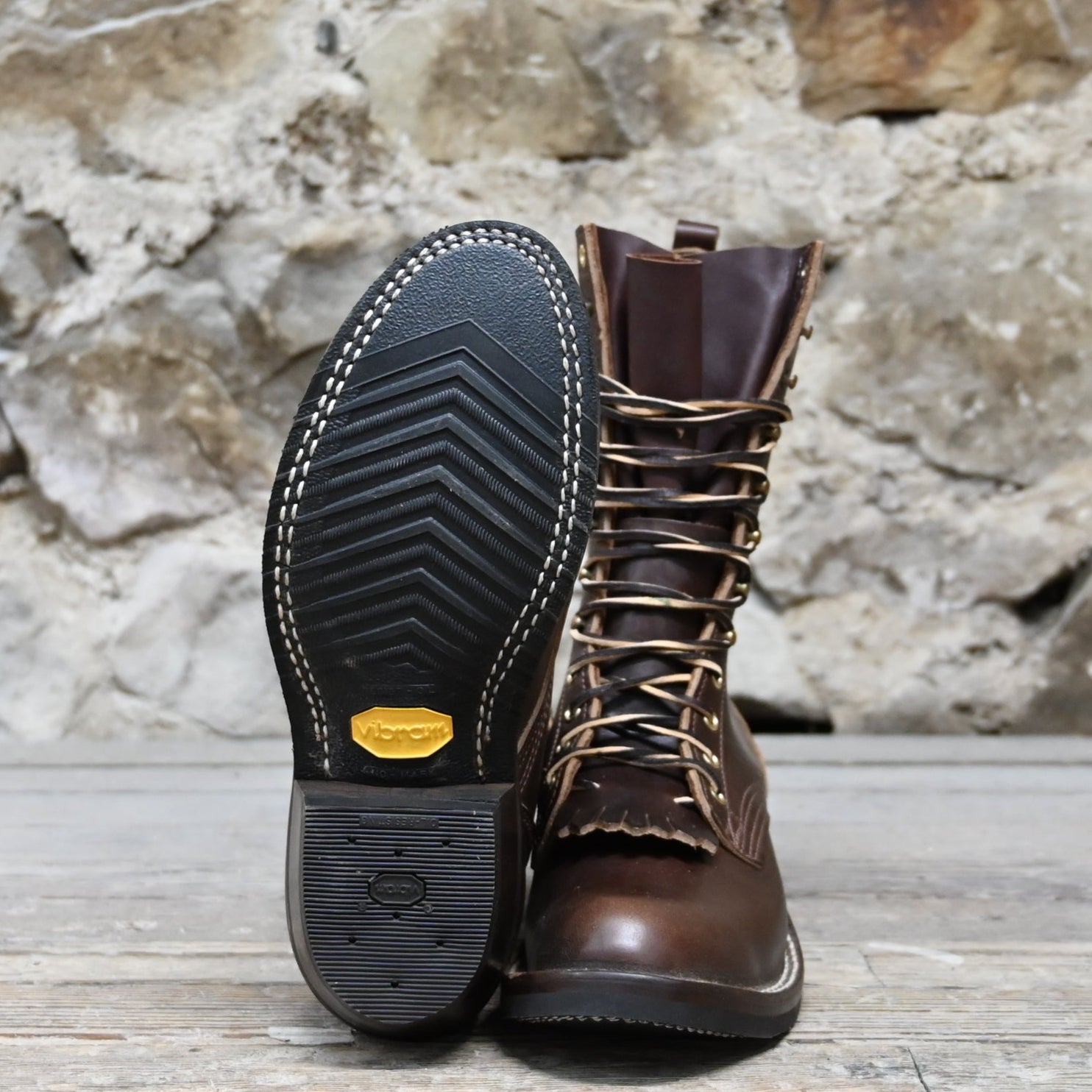 Nicks 10 Inch Rancher in Chrome-Tanned Brown Heritage Leather