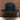Stetson Open Road 160th Edition black fur felt hat with open crown and bound edge brim
