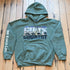 View of front of sweatshirt