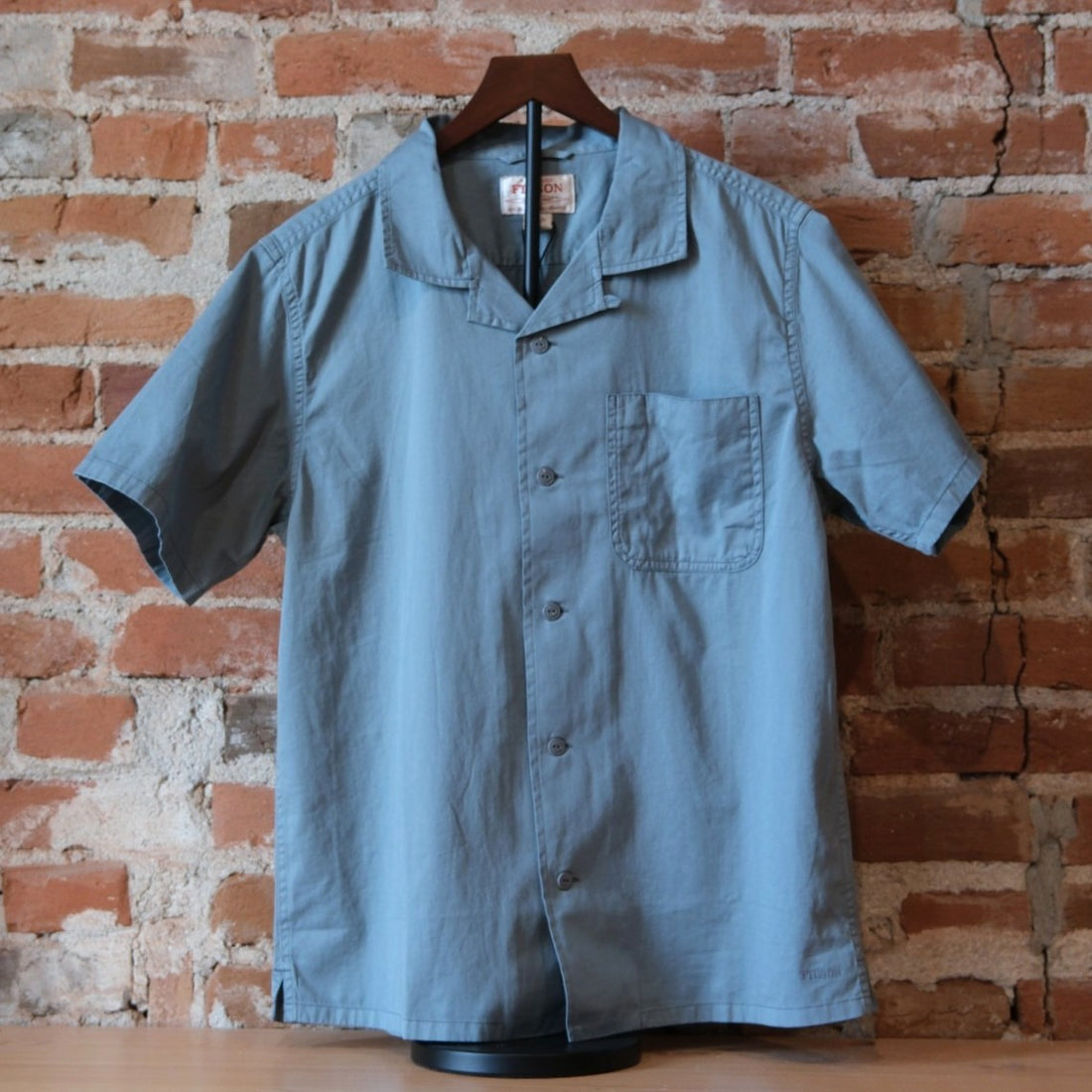 Filson Short Sleeve 4.5-oz. Twill Shirt - Lead