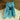 Cowboy Images Charmeuse Solid Turquoise Wild Rag