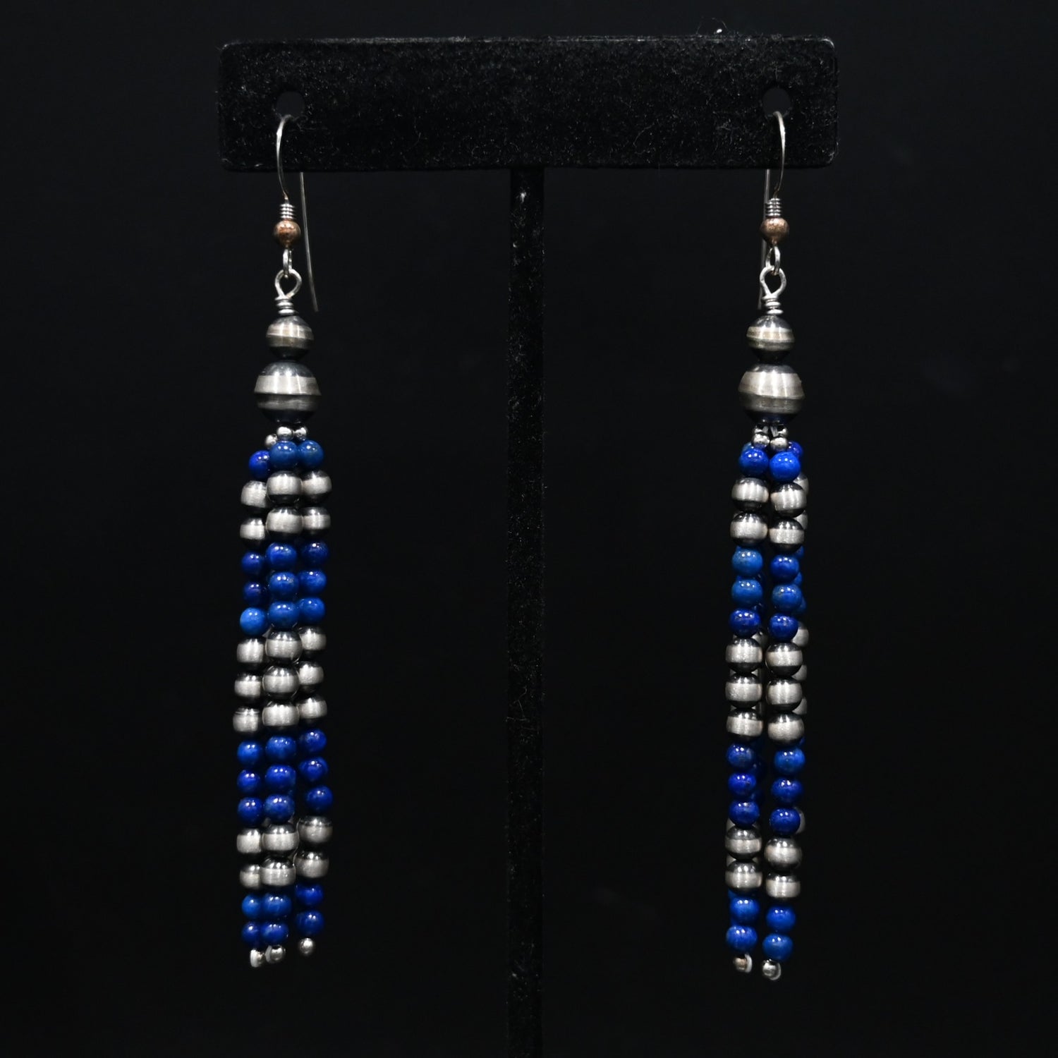 View of earrings