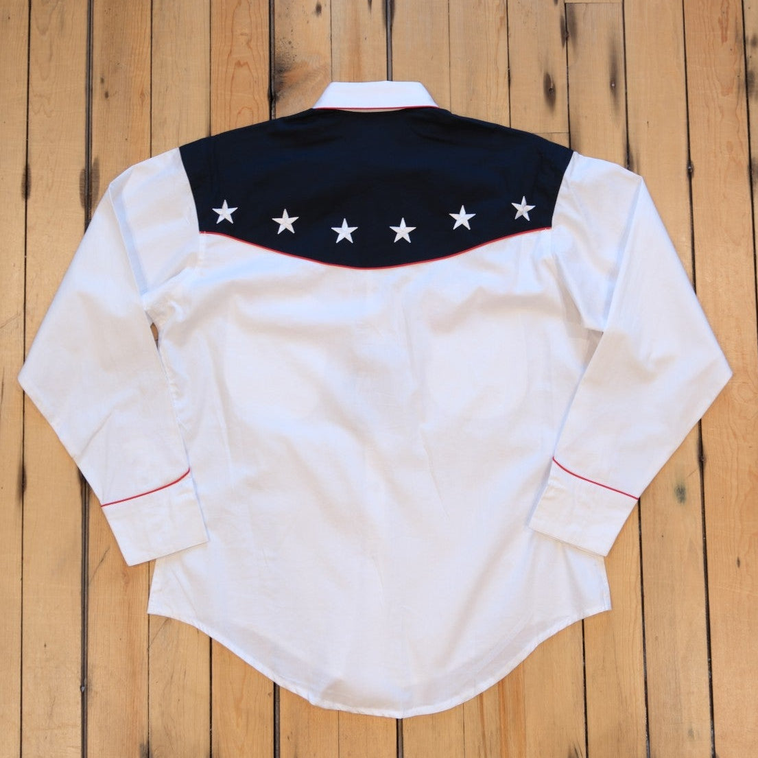 Rockmount Men’s American Flag Embroidered Western Shirt
