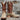 View of Hyer HOLTON 13" boots showcasing sand roughout leather vamp and orange vintage cowhide upper with broad square toe and Stockman block heel