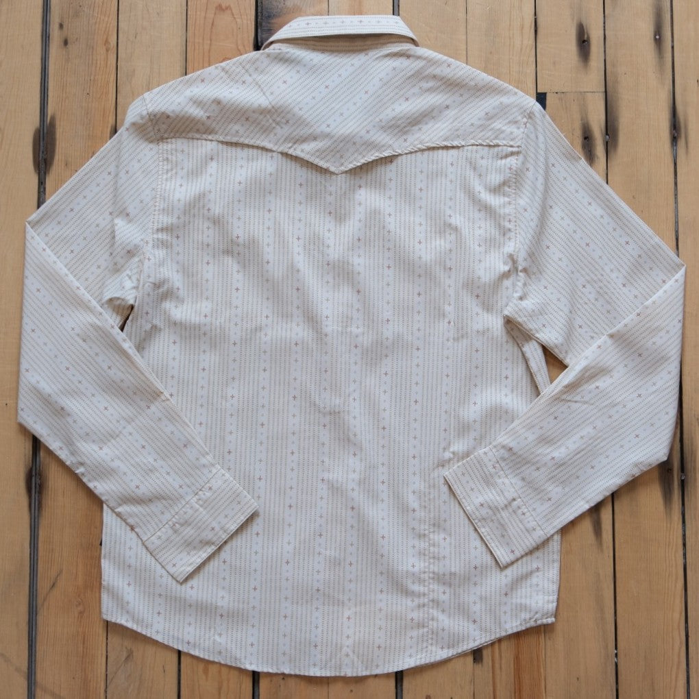 Howler Bros H-Bar-B Tech Longsleeve - Supernova Stripe in Leche