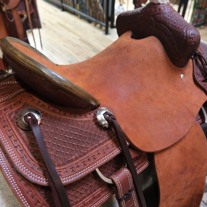 Adame 13" Youth Rough Out Saddle