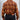 View of Pendleton gold-to-rust ombre board shirt in virgin wool with chest pockets