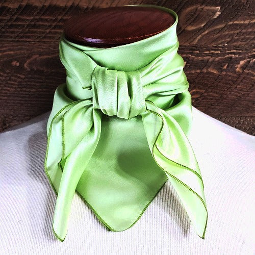 Cowboy Images 36x36 silk wild rag in light green