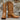 View of Hyer LEAWOOD 13" boots showcasing honey-colored Mestizo goat leather vamp and upper with Cutter toe and leather stacked heel