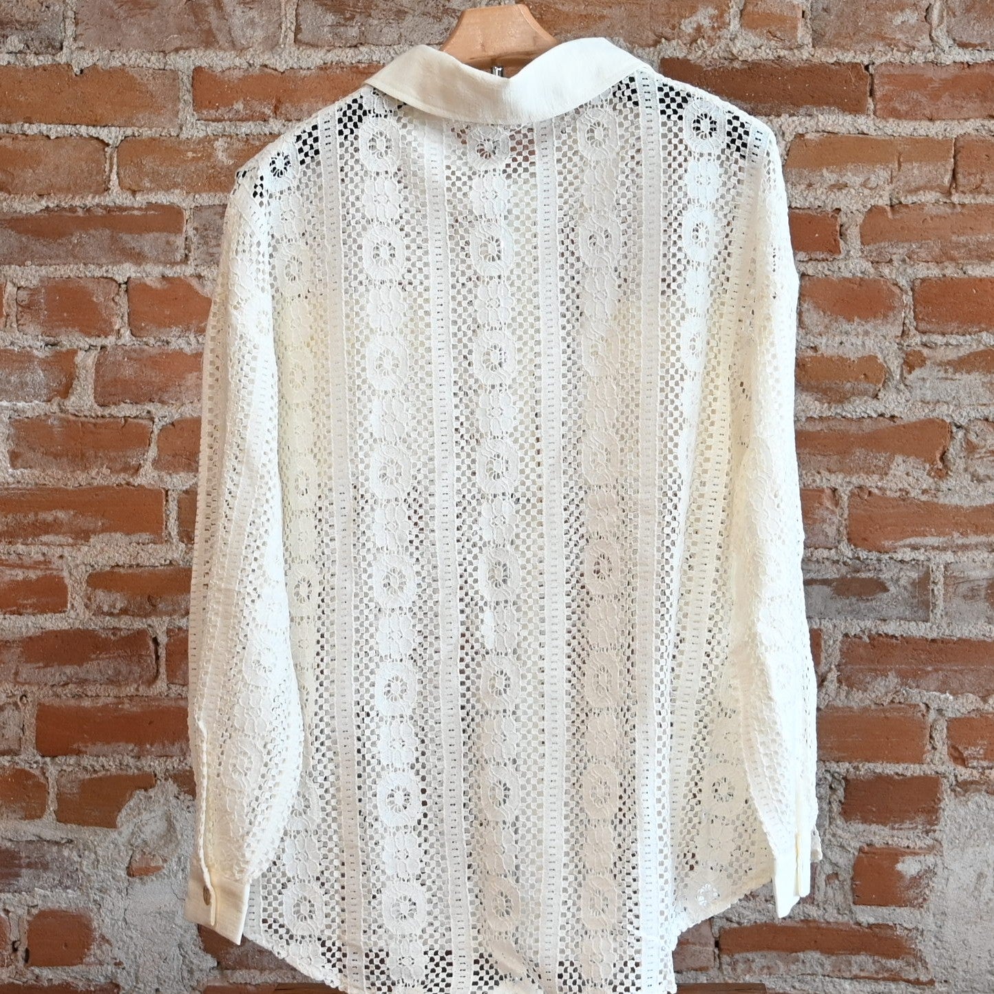 View of back of shirt